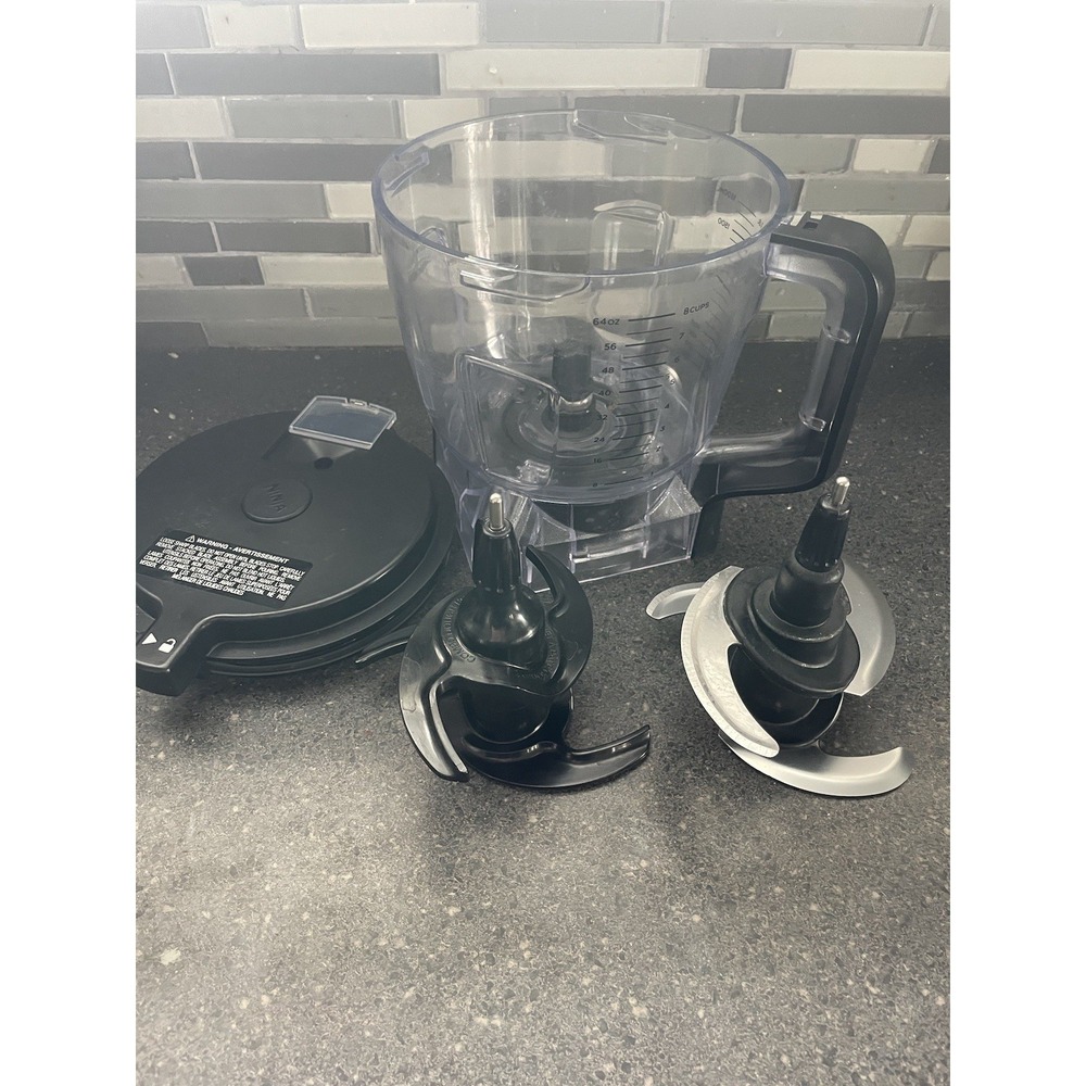 Ninja Pro Blender Food Processor Bowl 64 oz 8 Cup w/ 2 Blades 1 Dough BN Series